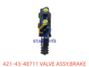 421-43-48711 制动阀总成 VALVE ASSY,BRAKE
