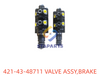 421-43-48711 制动阀总成 VALVE ASSY,BRAKE